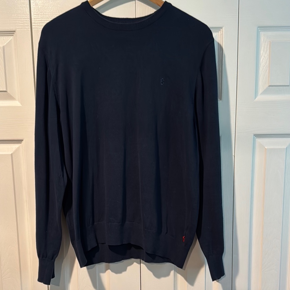 Izod Men's Navy Sweater XL Long Sleeve